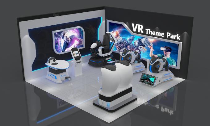 Sistema de cartão VR que conduz o simulador com a barra real do punho/a motocicleta realidade virtual 4