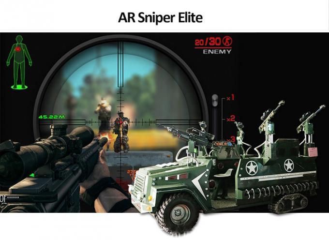 A máquina de jogo de arcada AR do tiro do alvo de 5 jogadores faz sinal ao simulador para o shopping 0